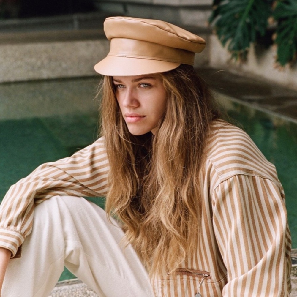 Lack of Color Biker Cap - Tan